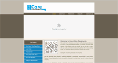 Desktop Screenshot of carelifting.com